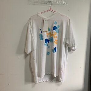 Marni Unisex Crew Neck White Short Sleeve T-Shirt